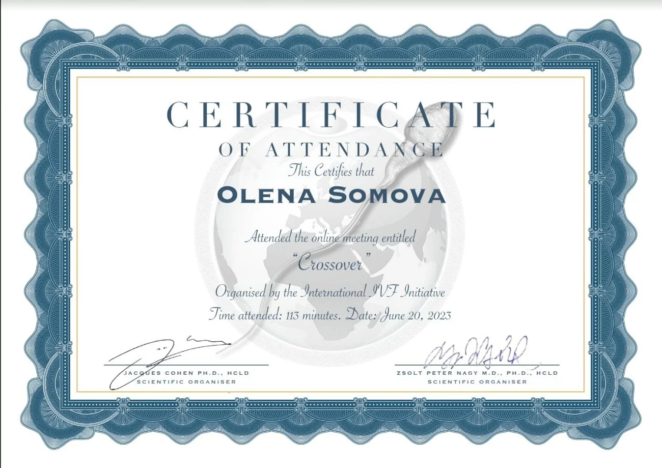 Certificate of participation in the Certificate of participation in the